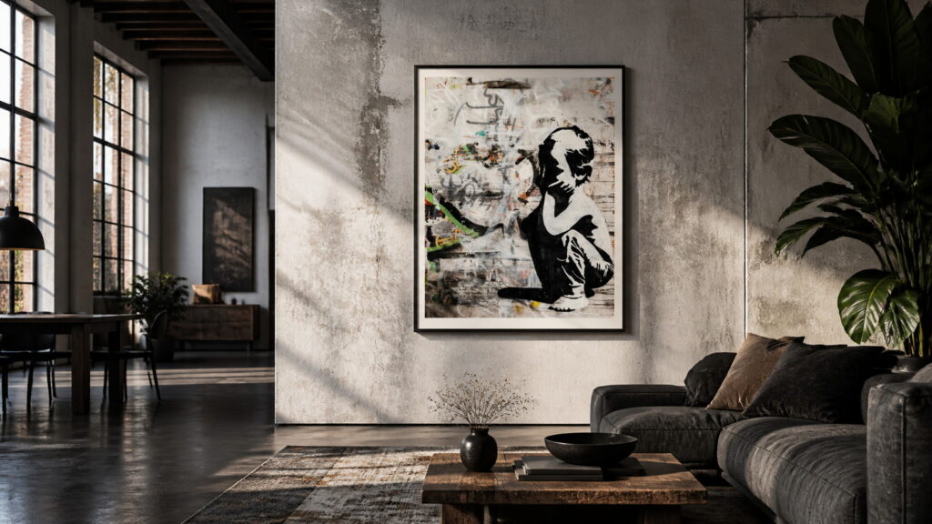 Grande formato di Kende in un loft