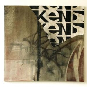 Primo pannello della serie Graffiti History, quest’opera di 100 × 100 cm su legno introduce il linguaggio modulare che attraversa l’intero ciclo. La composizione sviluppa una ricerca sulla genealogia visiva della scrittura europea attraverso ripetizione, variazione e stratificazione del segno. Realizzata nel 2010 in tecnica mista su legno, l’opera si trova oggi in una collezione privata.