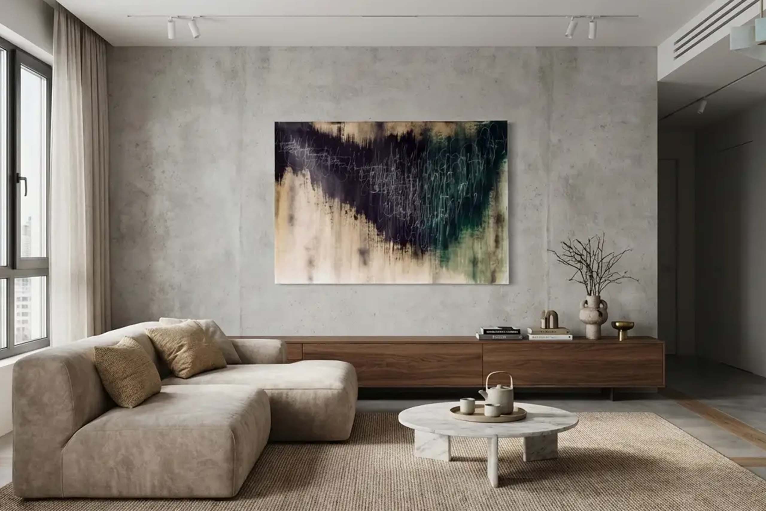 Paper on wood, Kende 2011, Italian contemporary art, urban calligraphy, mixed media on paper, 99x69x3 cm, large format, private collection, art investment, interior design, contemporary fine art