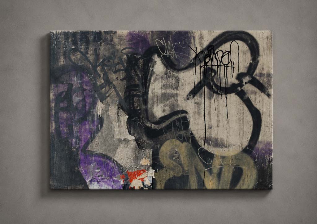 Original work from the Still Got Love for the Streets series. Urban calligraphy, material layering, and the memory of European writing merge in Kende's contemporary research.