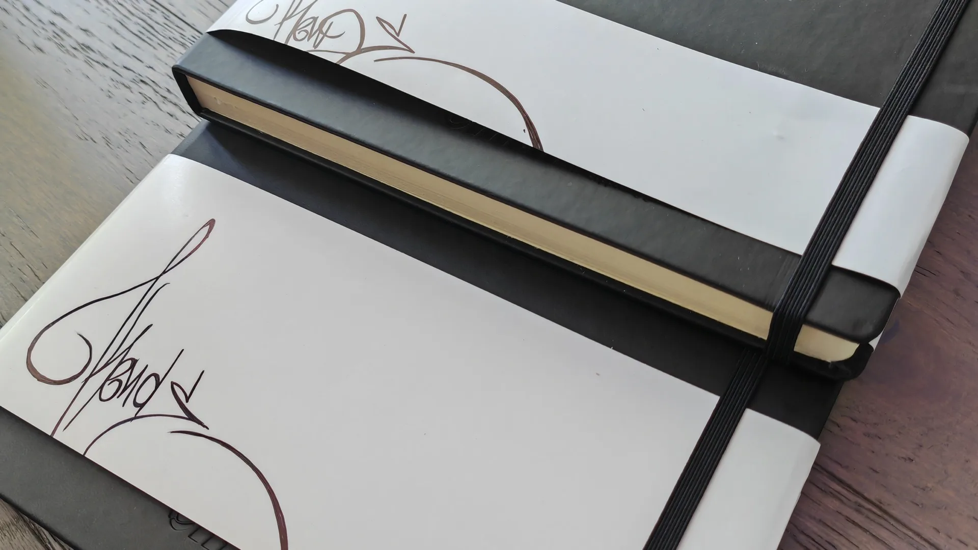 Kende sketchbook two sizes.1