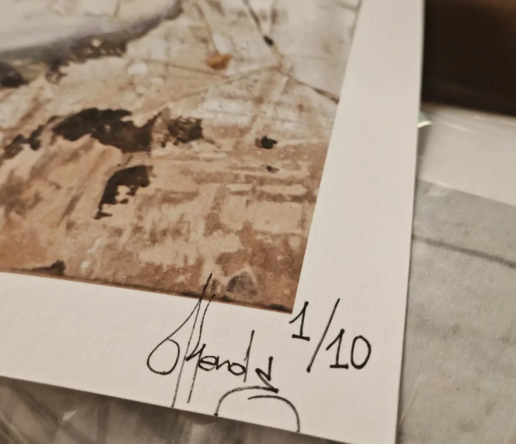 Signed print